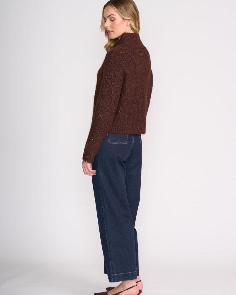 Foil FO8449 Glow Getter Coffee Color Jumper