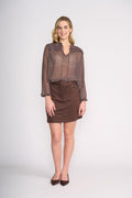 Foil FO8395 Slay & Suede Ristretto Skirt