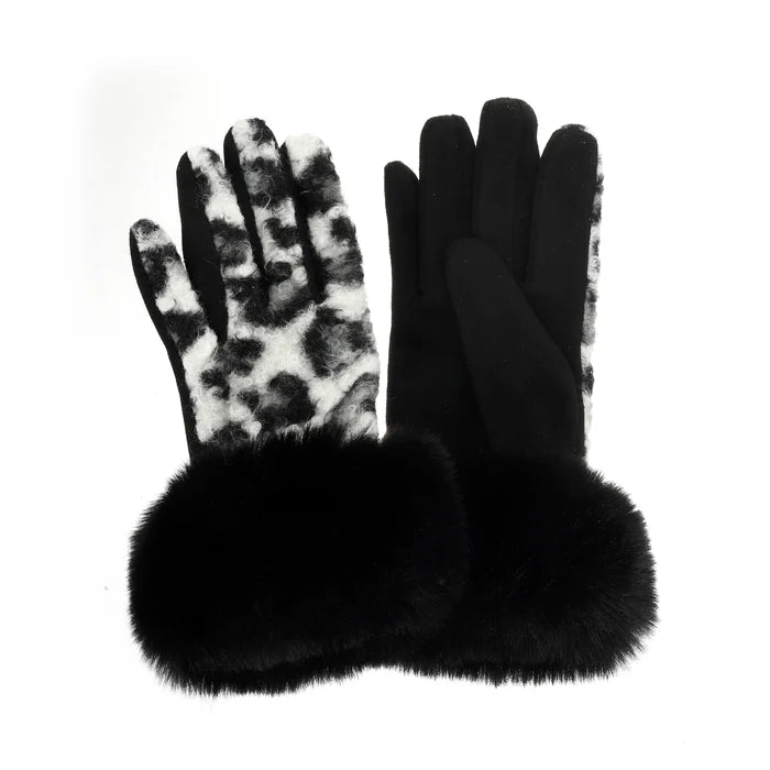 Park Lane Teddy Fur Animal Design Warm Gloves
