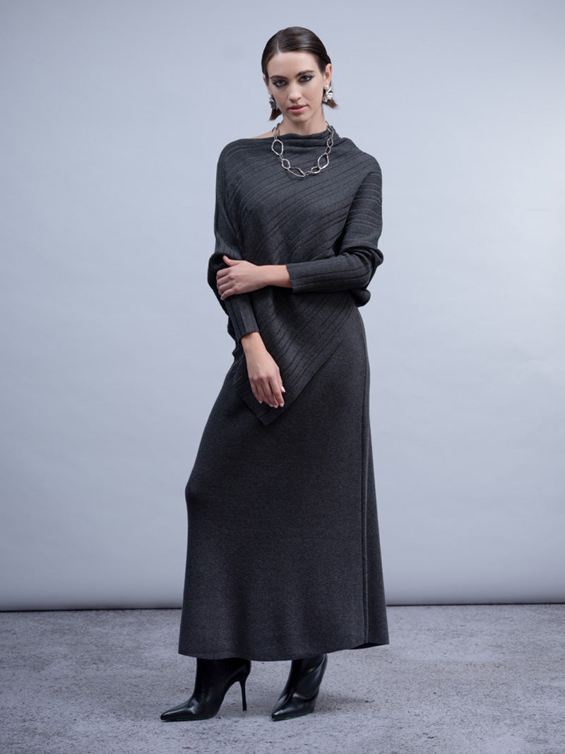 Haako H2014 Slate Grey Knitted Skirt