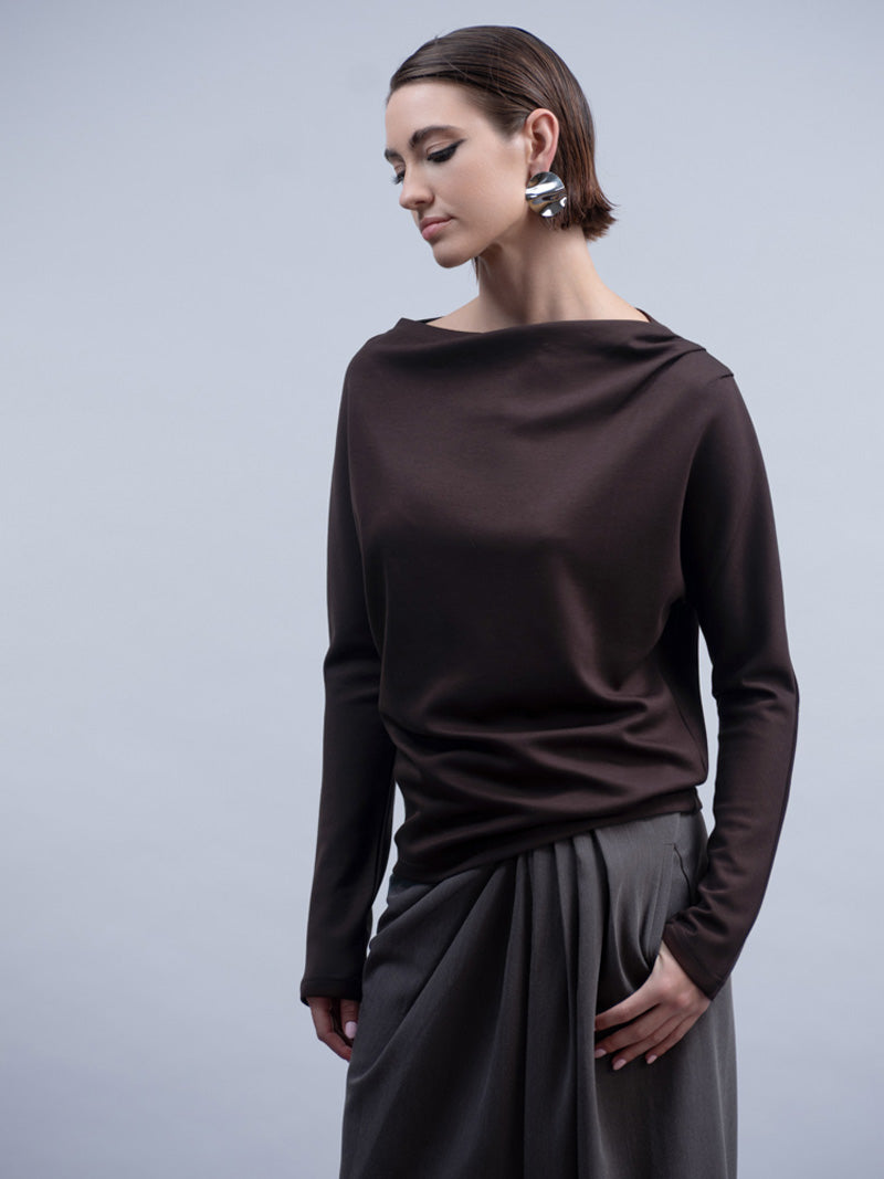 Haako H2029 Chocolate Brown Jumper