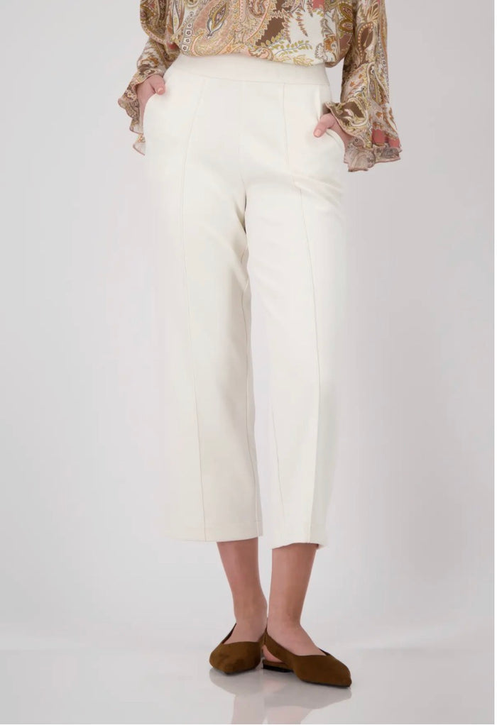 Monari 410769 Marble Basic Trouser Wide Leg 7/8 Lengh