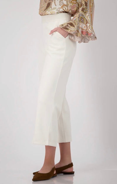 Monari 410769 Marble Basic Trouser Wide Leg 7/8 Lengh