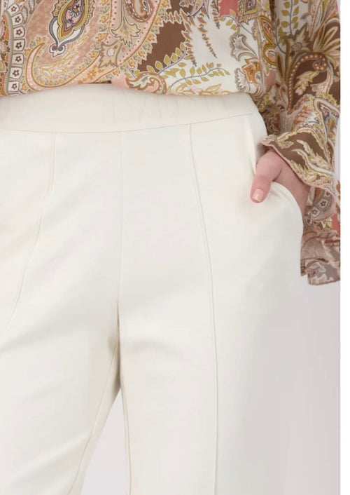 Monari 410769 Marble Basic Trouser Wide Leg 7/8 Lengh