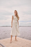 Joseph Rikoff Melange Fit and Flare Dress 262129