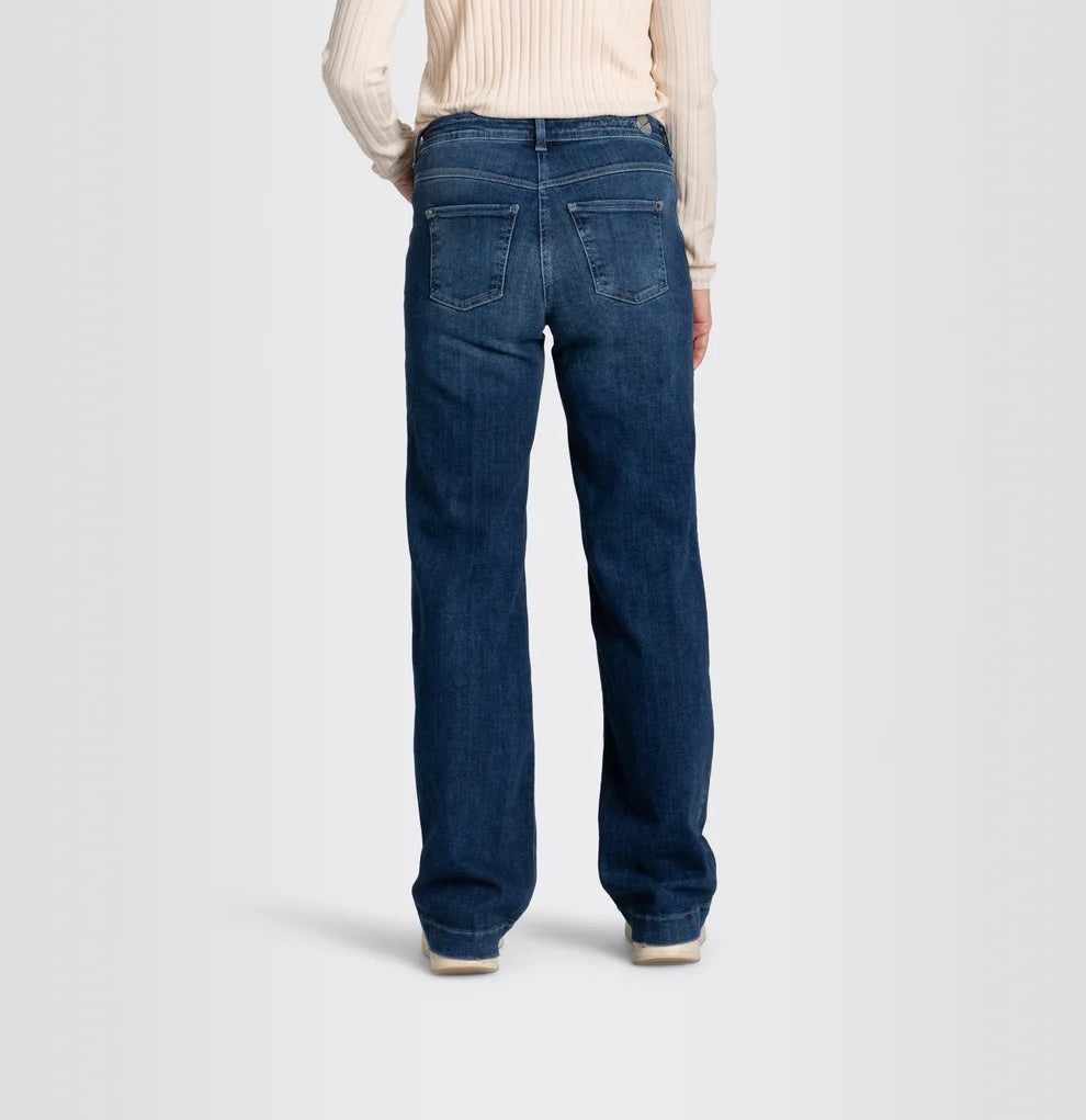 Mac 5439 Dream Wide Leg Authentic Blue Denim
