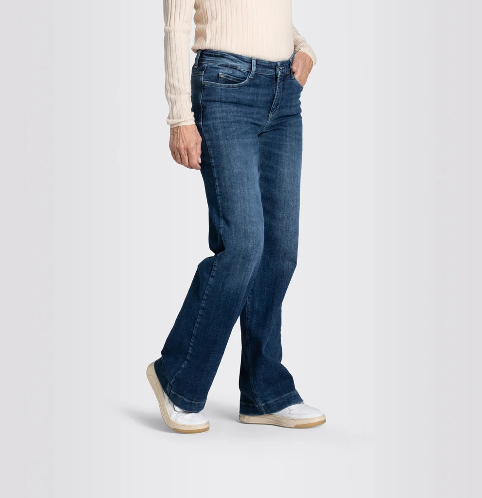 Mac 5439 Dream Wide Leg Authentic Blue Denim