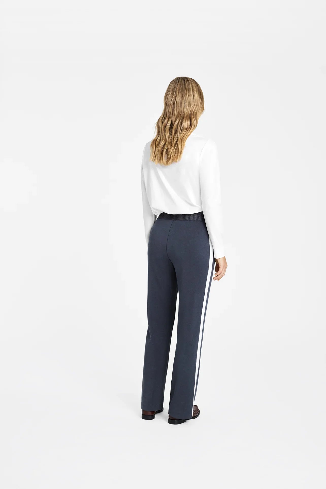 Gustav Magnet Grey Jersey Trouser 60032