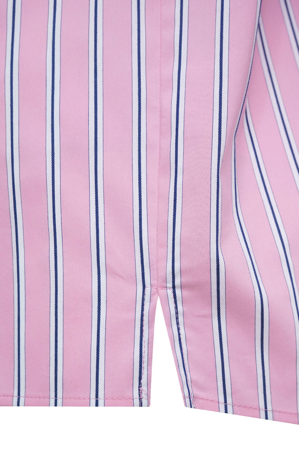 Milano Italy 6348903628 Sugar Pink Print Shirt Blouse With Collar