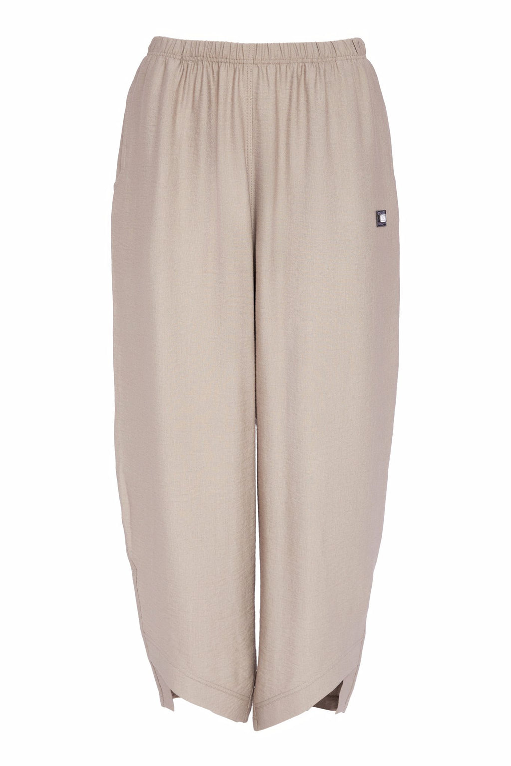 Naya Curved Hem Pebble Pull On Trouser 158