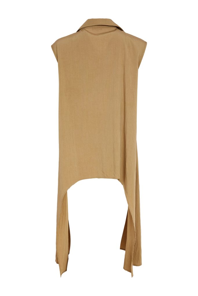Naya Placement Print Top With Long Side Panels 218