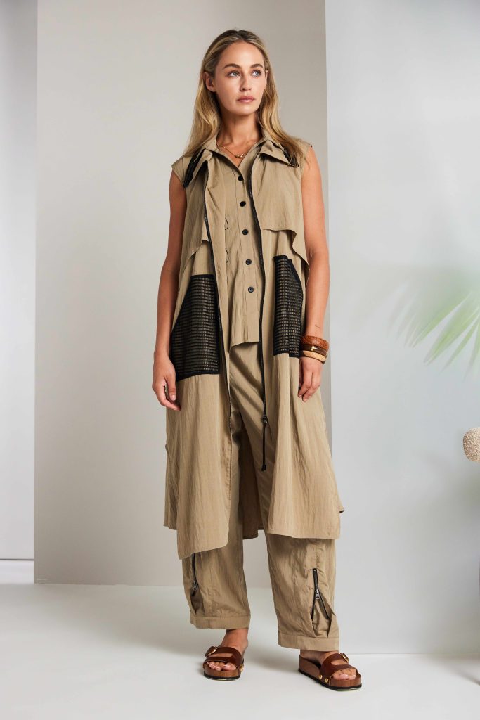 Naya Pull-On Trouser With Zip Cuff Detail 222