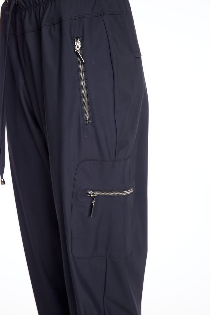 Naya - Zip Cuff Travel Fabric Sporty Trouser