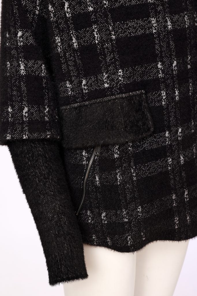 Naya Check Jacket With Contrast Pocket And Cuff Detail