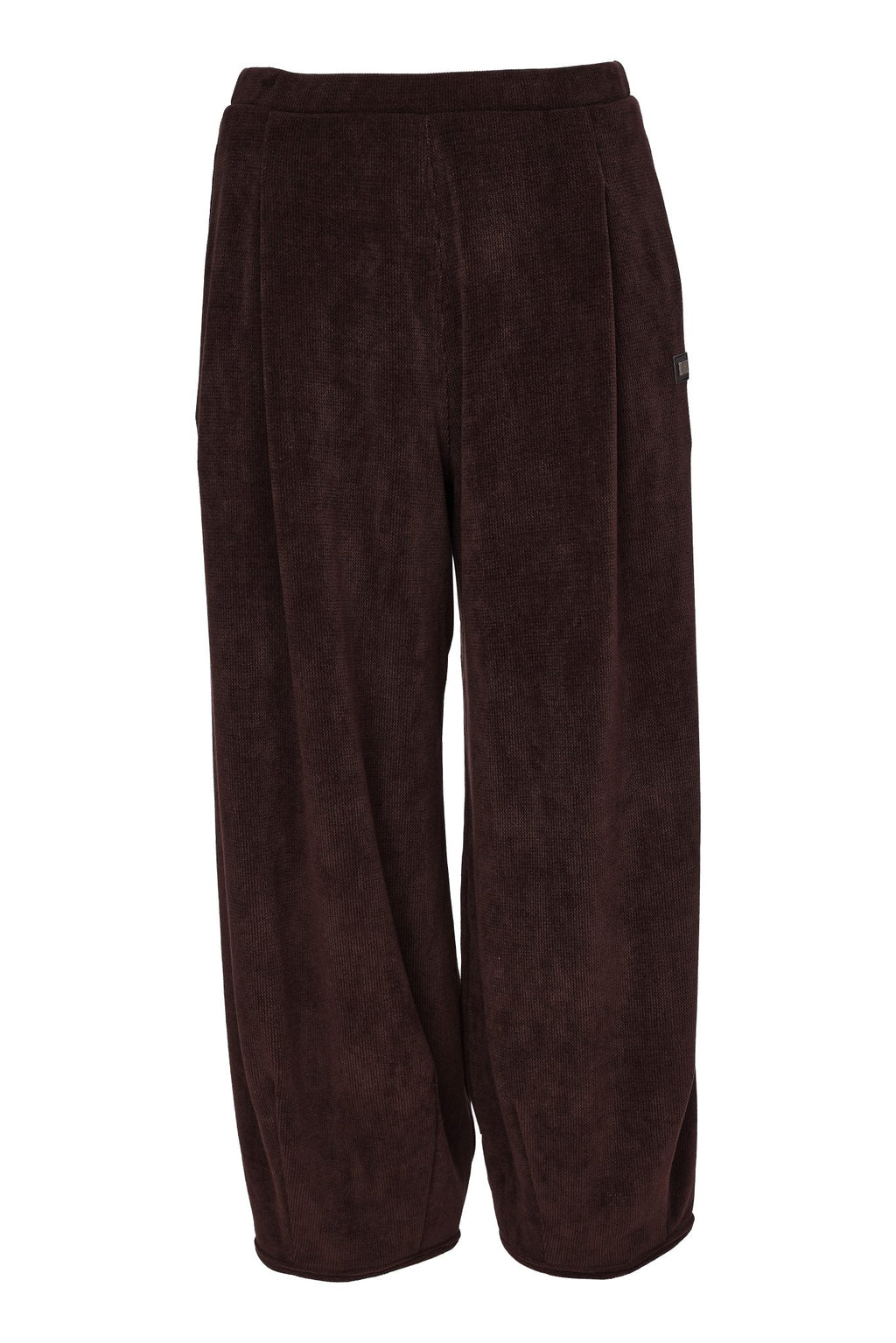 Naya Soft Brown Cord Trouser With Binding Hemline 252