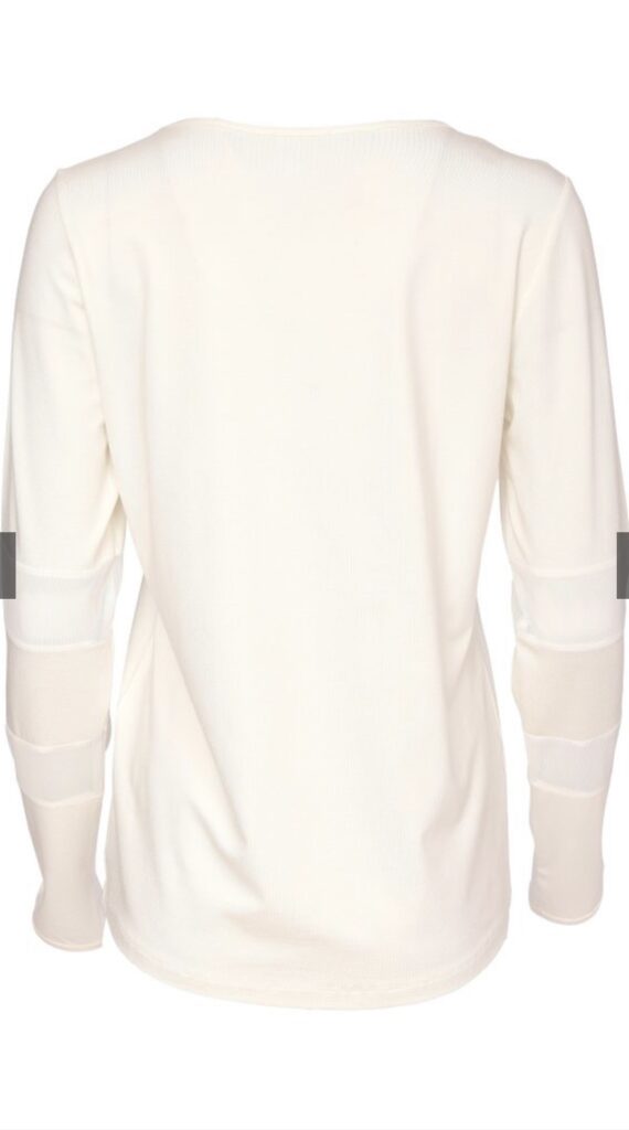 Naya 139 Jersey Mesh Sleeve Top