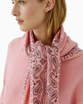 Oui 99876 Rose Triangular Scarf