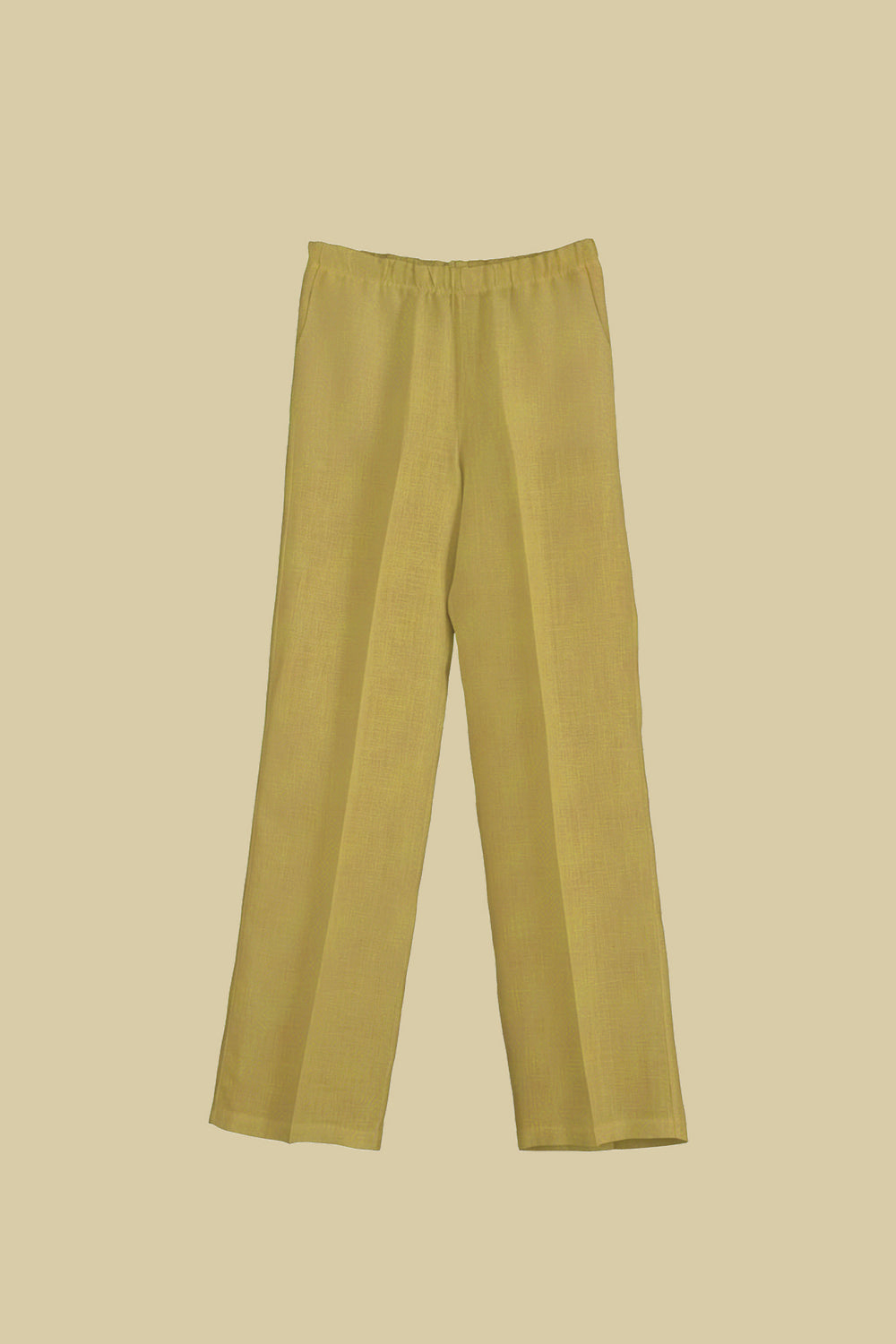 Maria Bellentani White Riviera Linen  Trouser