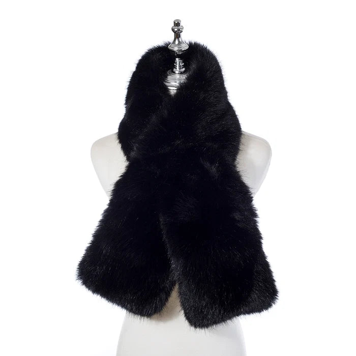 Park Lane Faux Fur Neck Tie Scarf SC