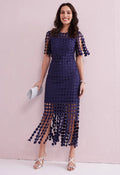 Samantha Jane SAMMI Fringed Occasion Wear Dress