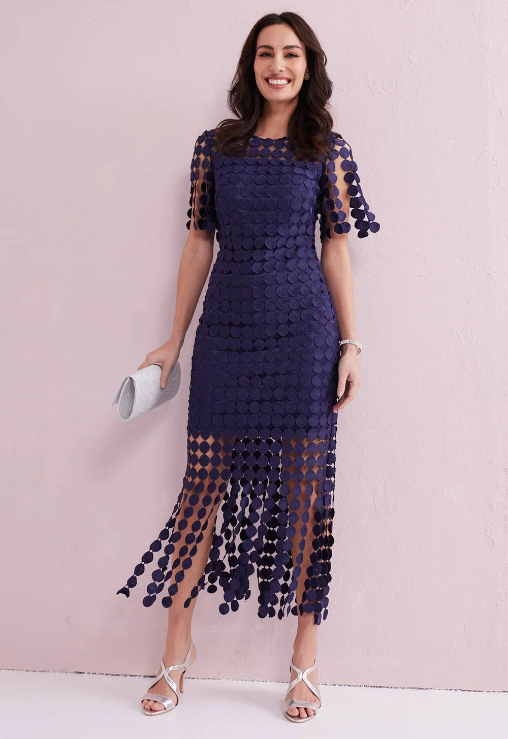 Samantha Jane SAMMI Fringed Occasion Wear Dress