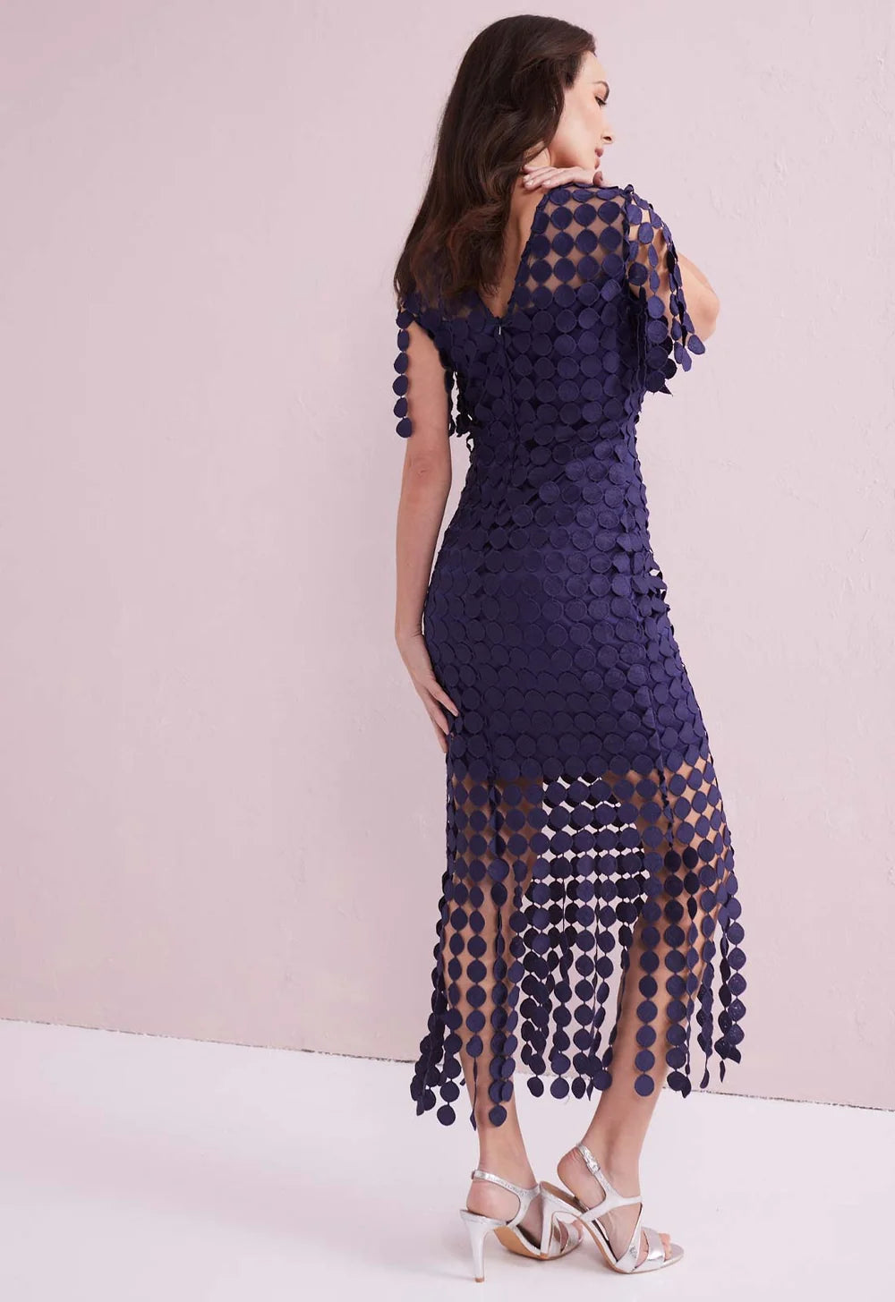 Samantha Jane SAMMI Fringed Occasion Wear Dress