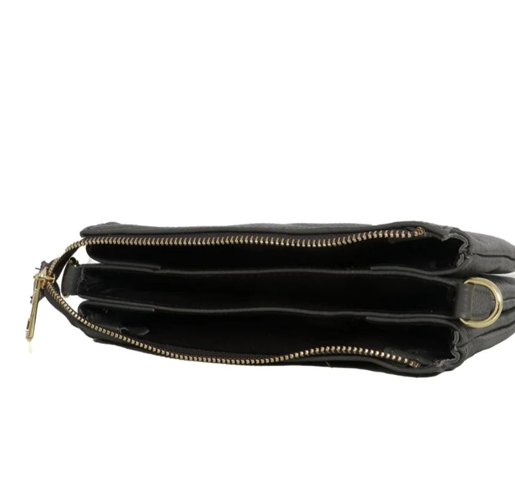 MSH - Triple Section Leather Bag - Martha V 
