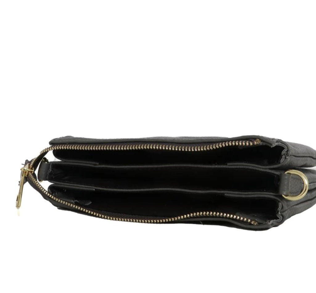 MSH - Triple Section Leather Bag - Martha V 