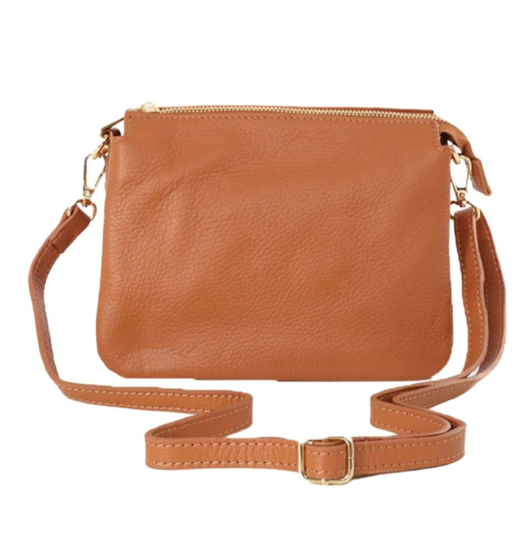 MSH - Triple Section Leather Bag - Martha V 