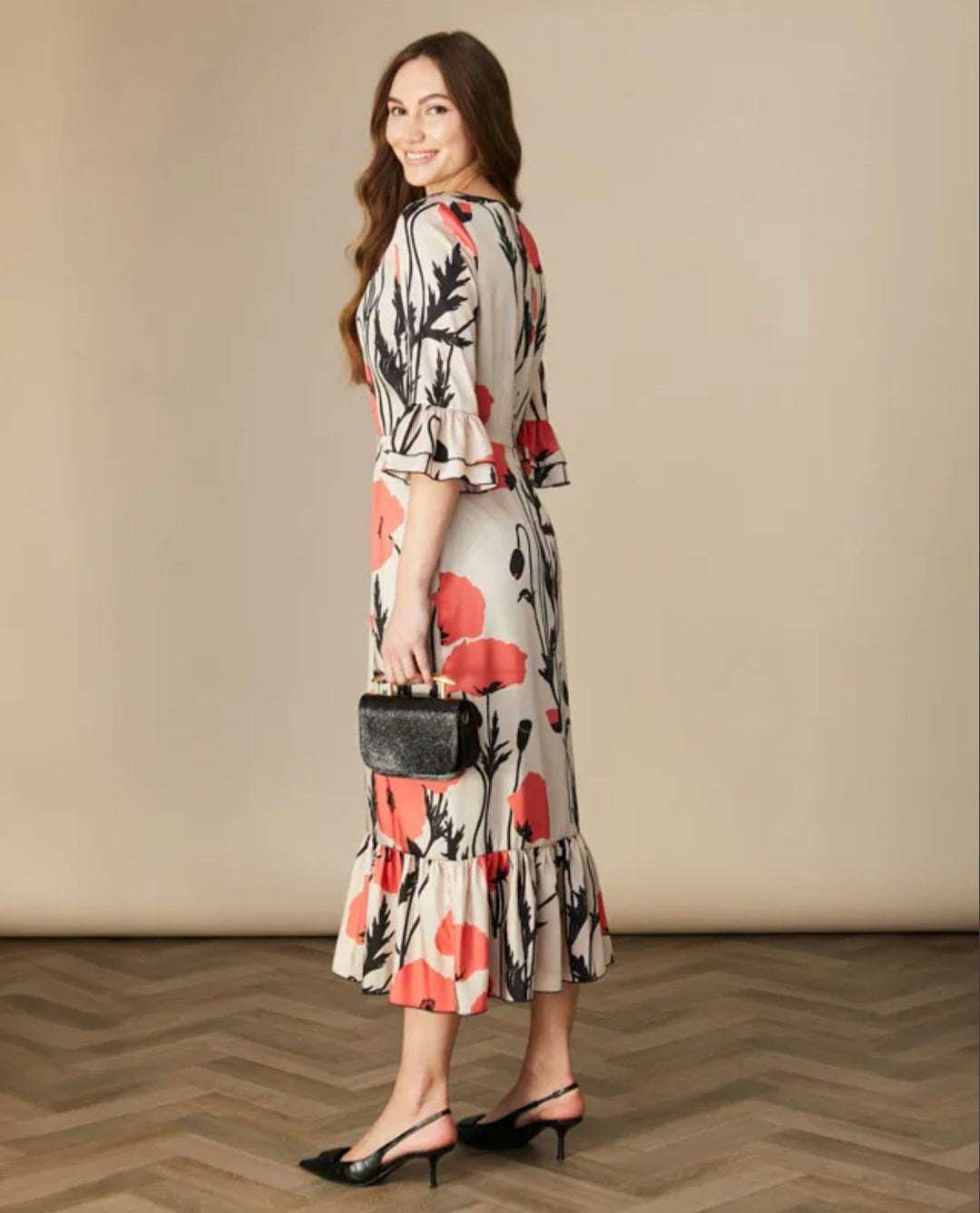 Fee'G - Poppy Print Dress