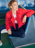 Monari 410321 Chilli Red Trench Jacket
