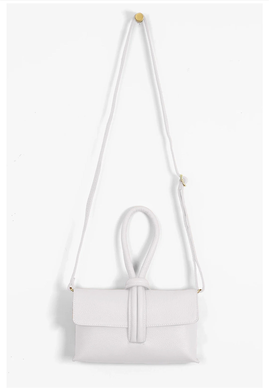 MSH Trixie Pebbled Italian Wrist let Clutch Bag