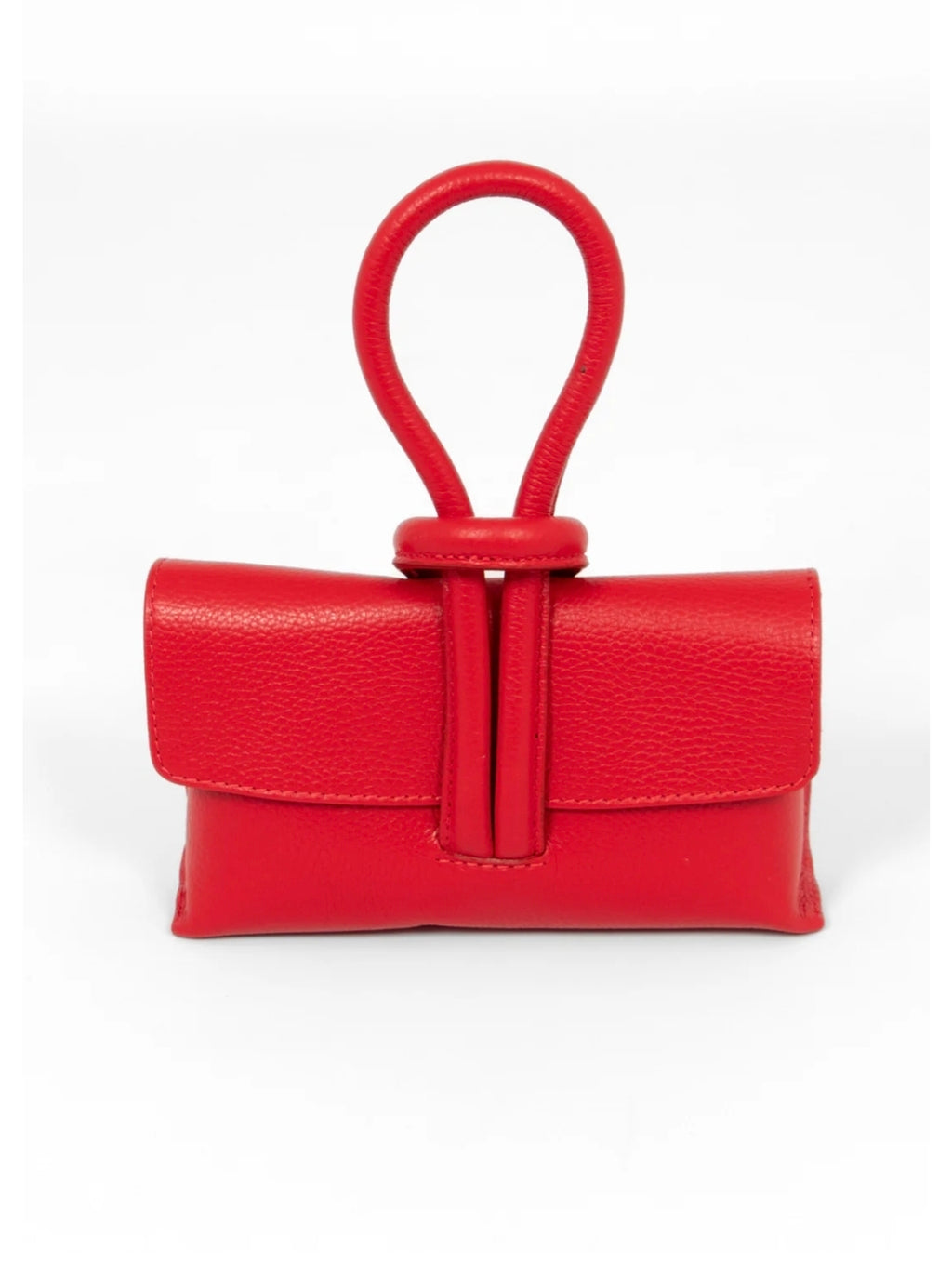 MSH Trixie Pebbled Italian Wrist let Clutch Bag