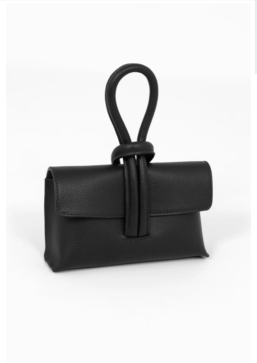 MSH Trixie Pebbled Italian Wrist let Clutch Bag