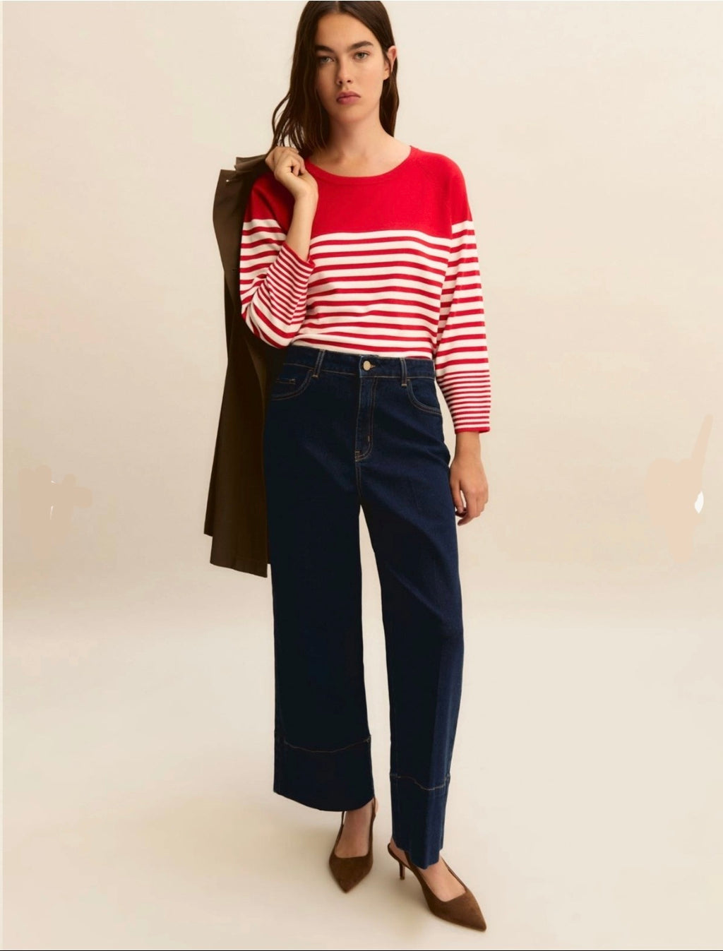 Emme Dark Denim Wide Jeans 2615181011200
