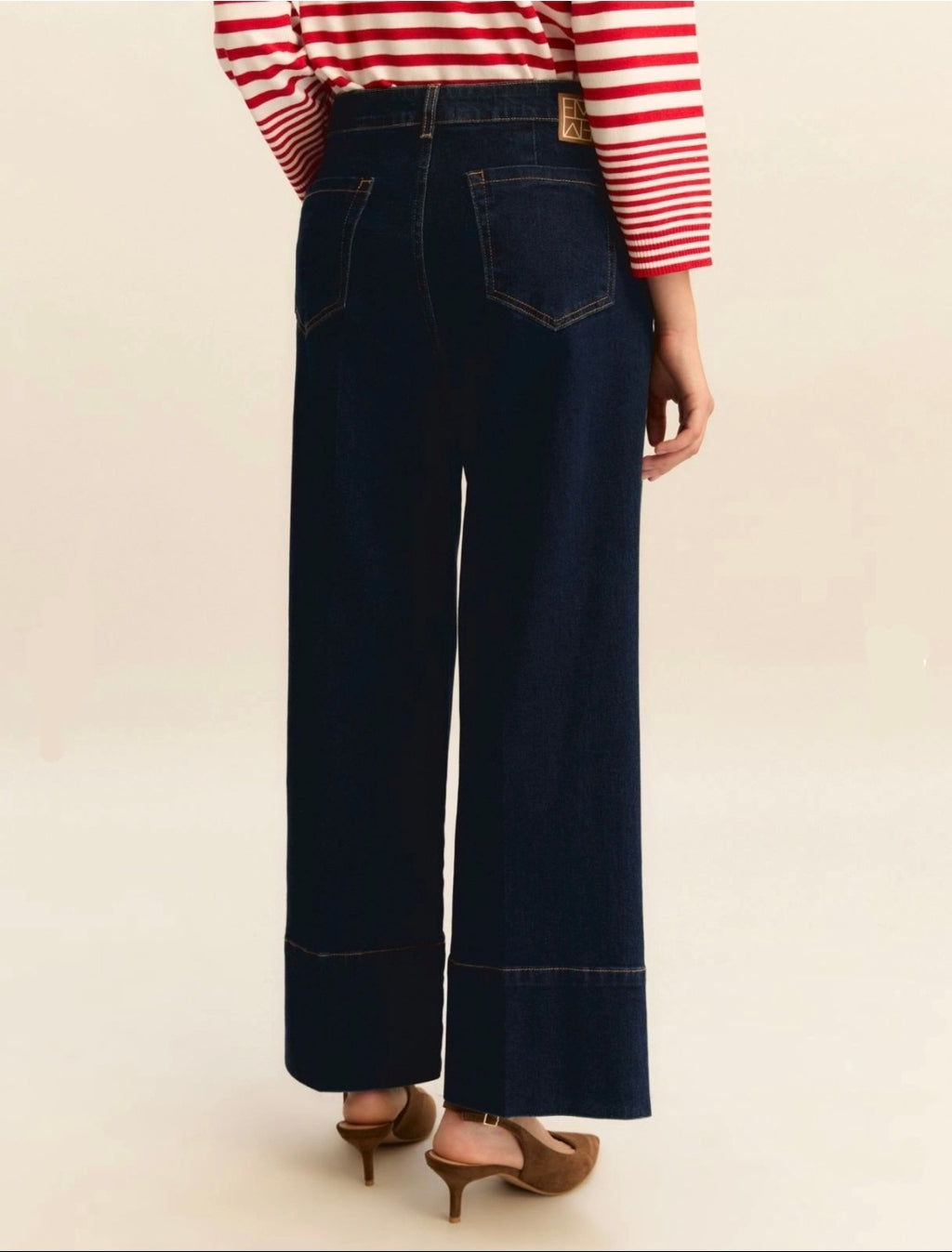 Emme Dark Denim Wide Jeans 2615181011200