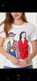 Nova QED3941006 Colourful  Graphic Illustration T-Shirt