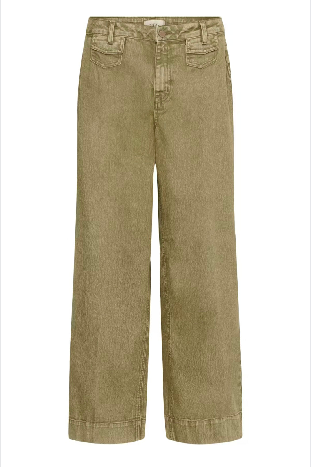 Cream 10614836 Olive Straight Trouser