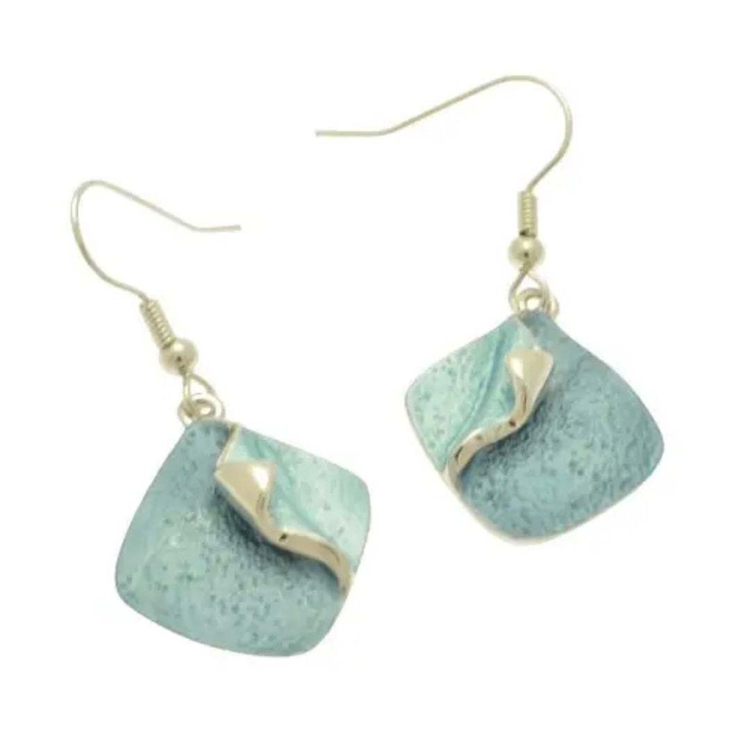 Miss Milly Blue Peel Earrings