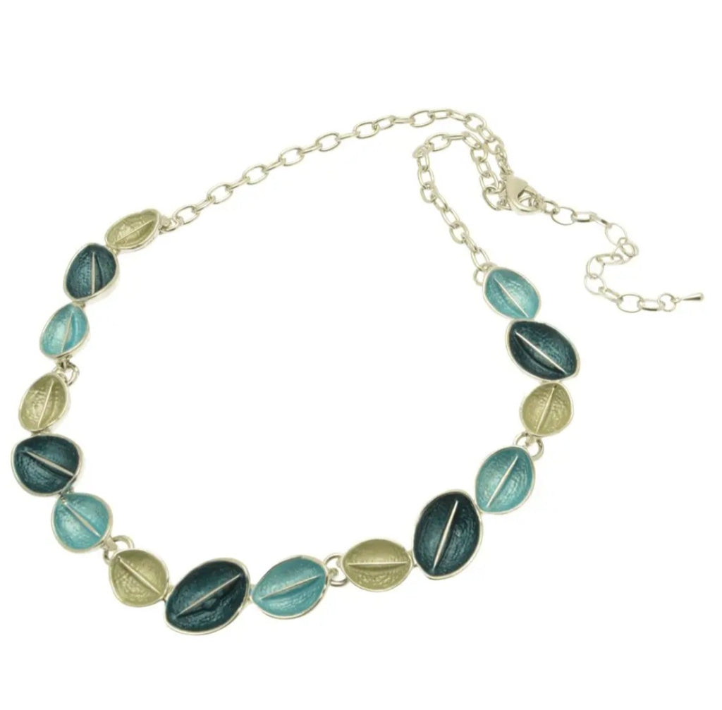 Miss Milly Green Leaf Medley Necklace