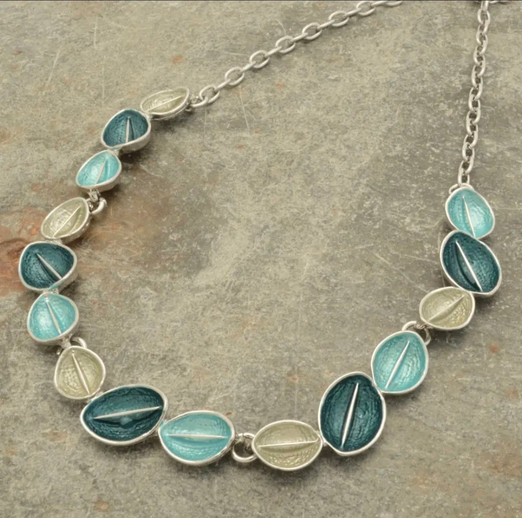 Miss Milly Green Leaf Medley Necklace