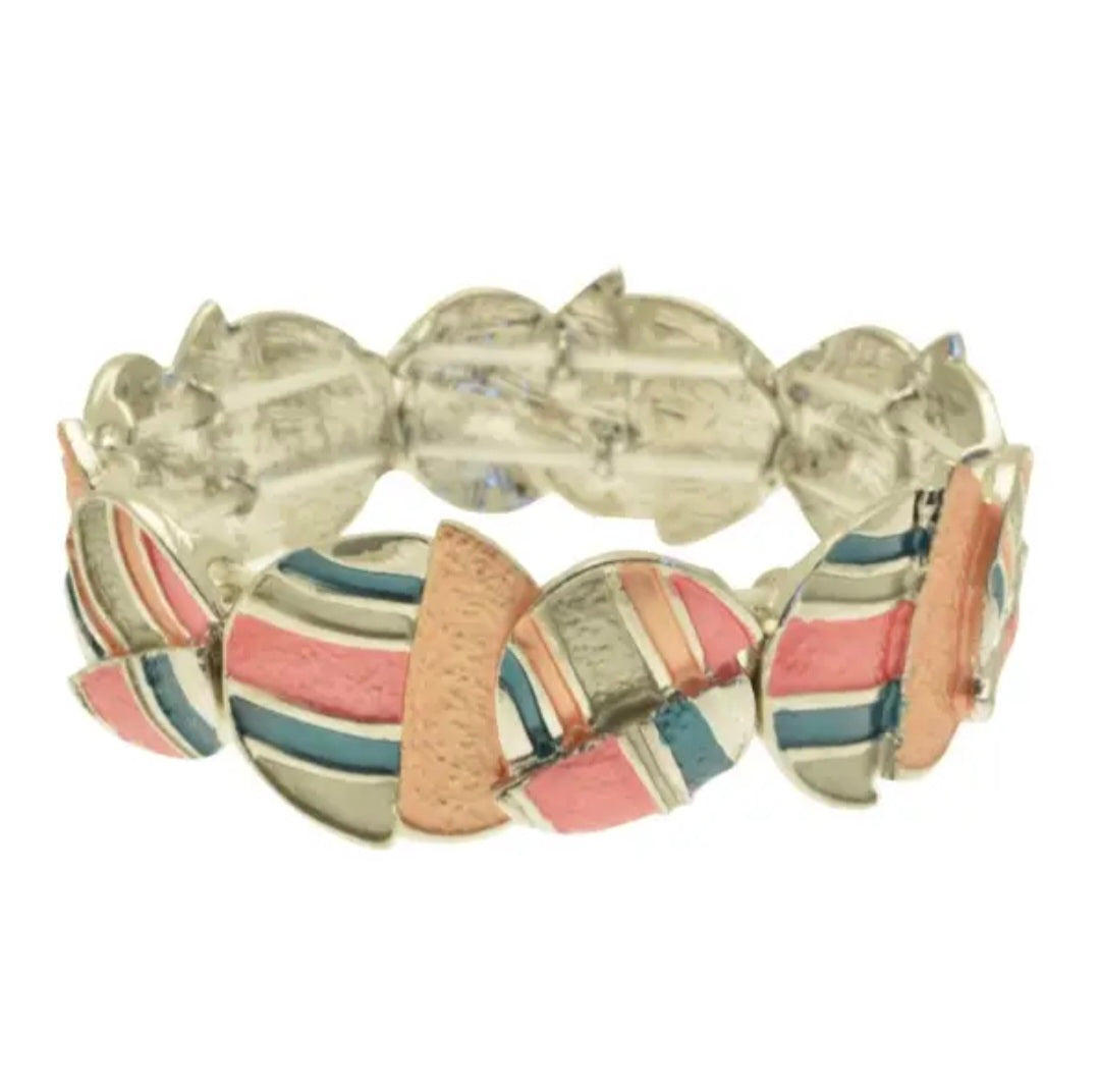 Miss Milly Spring Split Disc Bracelet