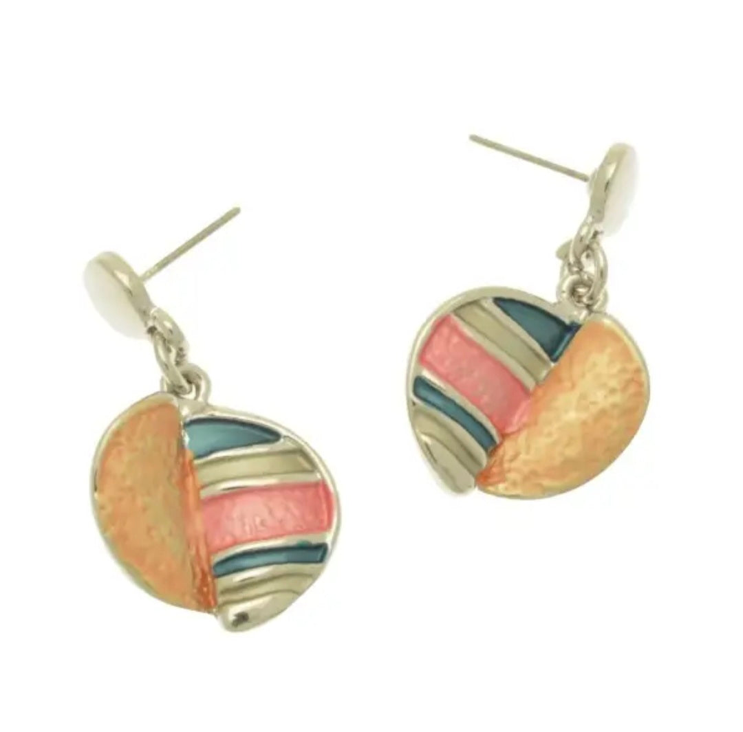 Miss Milly Spring Split Disc Earrings
