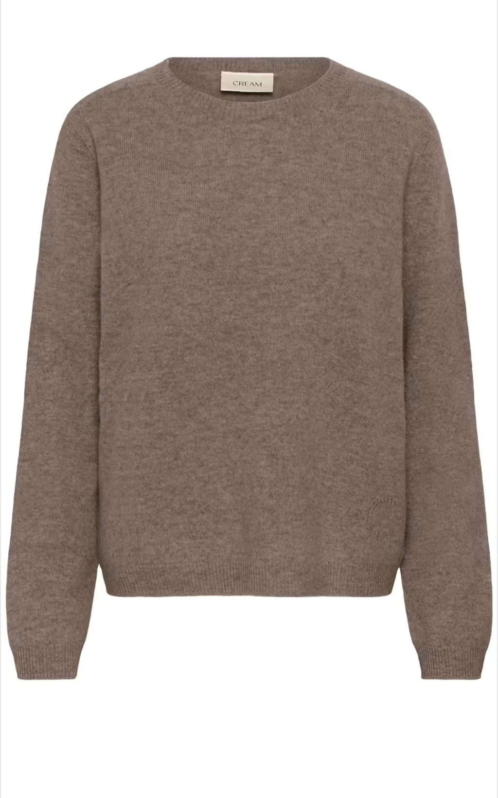 Cream 10614483 Taupe 100% Wool Jumper