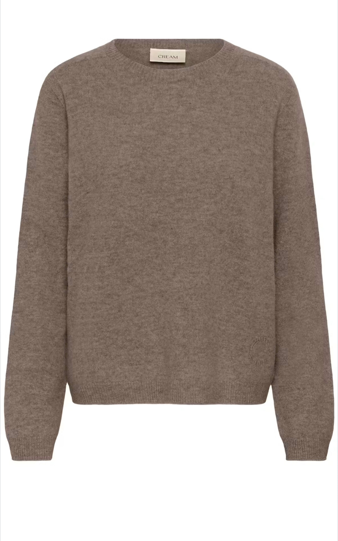 Cream 10614483 Taupe 100% Wool Jumper