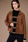 Peruzzi 176 Faux Suede Jacket