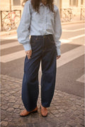 Cream 10614217 Ankle Length Relaxed Fit Balloon Jeans