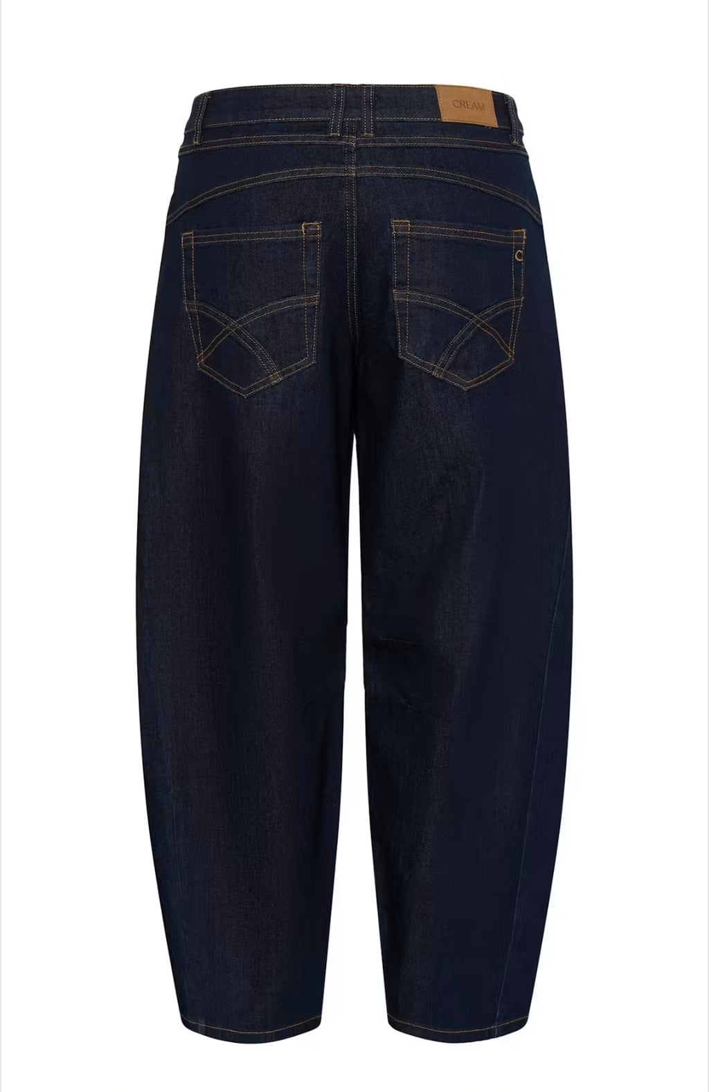 Cream 10614217 Ankle Length Relaxed Fit Balloon Jeans