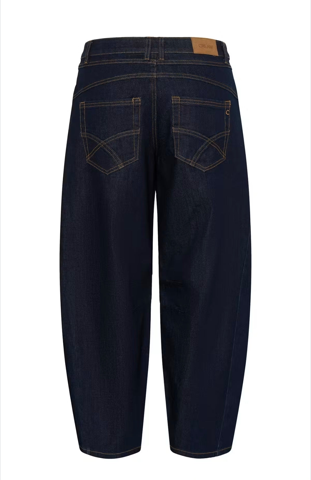 Cream 10614217 Ankle Length Relaxed Fit Balloon Jeans