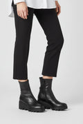 Wonders G-7030 New York - Alice Ankle High Black Flat Boots